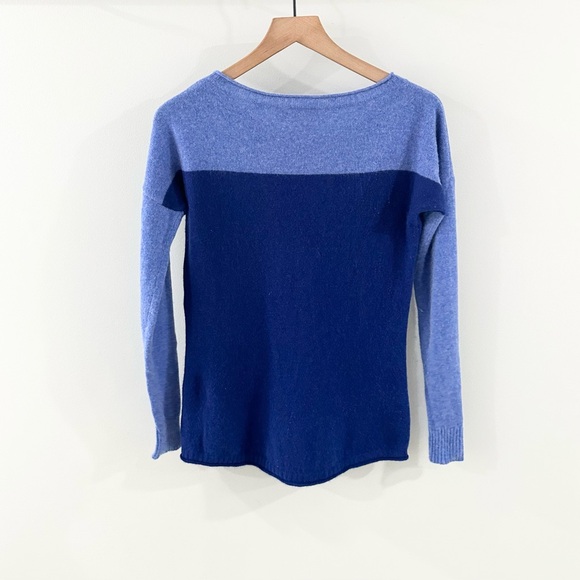Vineyard Vines Cashmere Blend Two Tone Sweater Blue Size Small - Picture 6 of 6